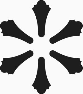 角花底纹花型对称平面图形