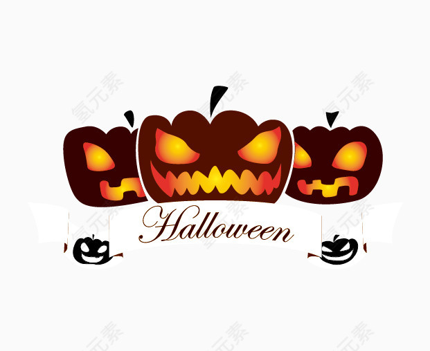 万圣节设计元素