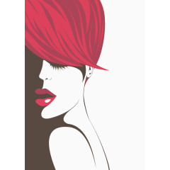 都市女人插画设计