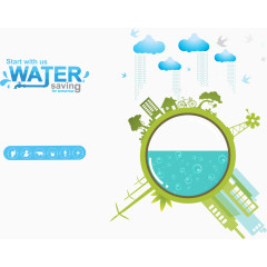 矢量绿色生态环保