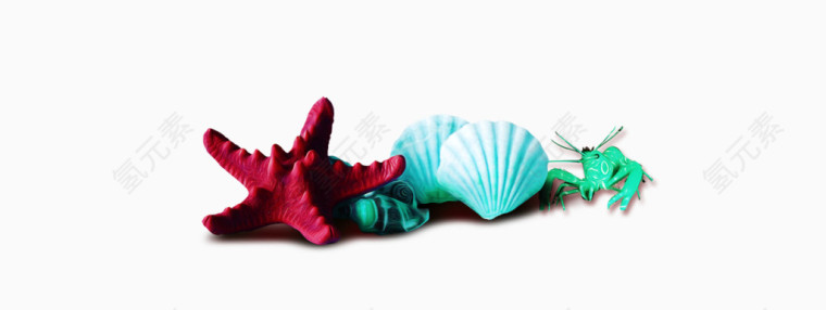 海星 扇贝 小龙虾