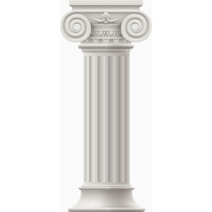 矢量手绘欧式罗马柱