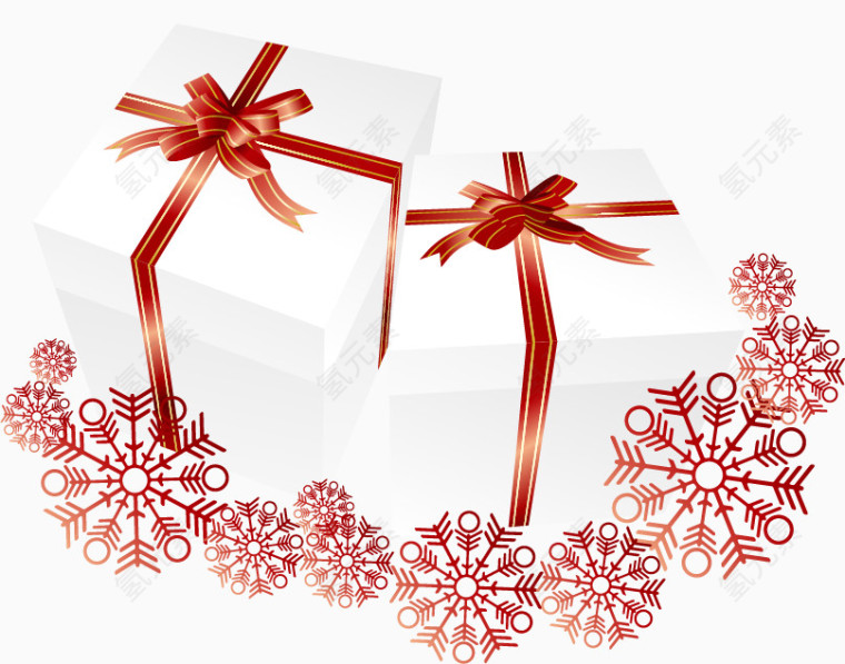 节日促销礼盒PNG矢量素材