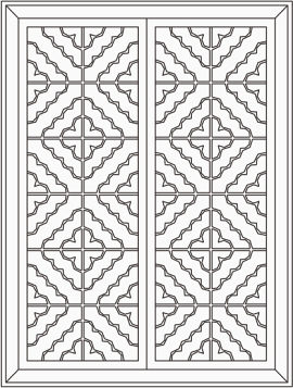 传统古典中式窗