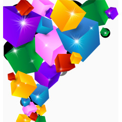 亮丽几何图形彩饰