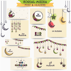 矢量贺卡Banner设计