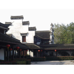 徽式建筑免抠装饰设计素材下载