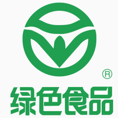 绿色食品矢量标志
