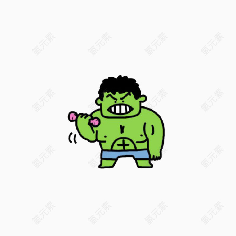 卡通绿巨人