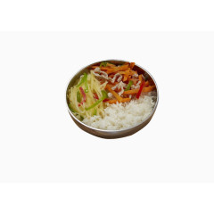 胡萝卜烧肉土豆丝