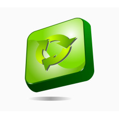 矢量绿色环保eco