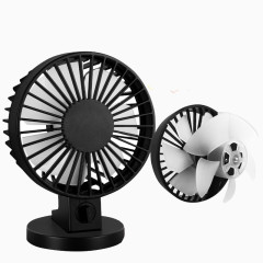简约黑色小风扇
