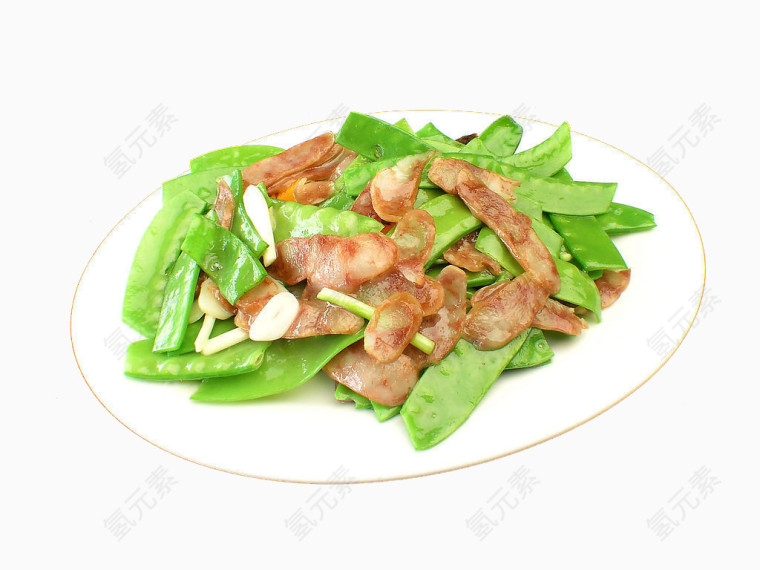 腊味荷兰豆