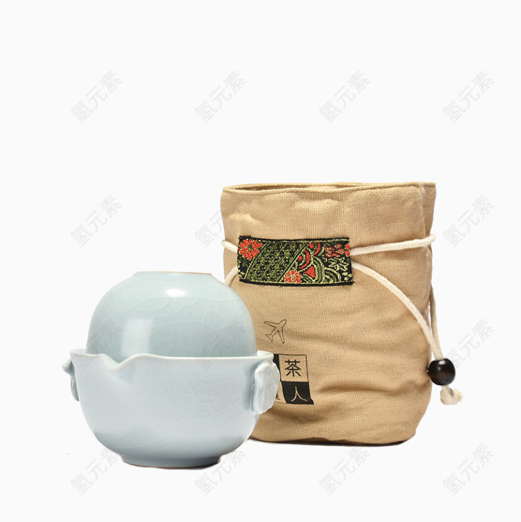 陶瓷便携旅行布袋