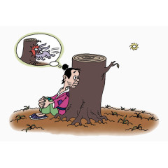 寓言故事守株待兔