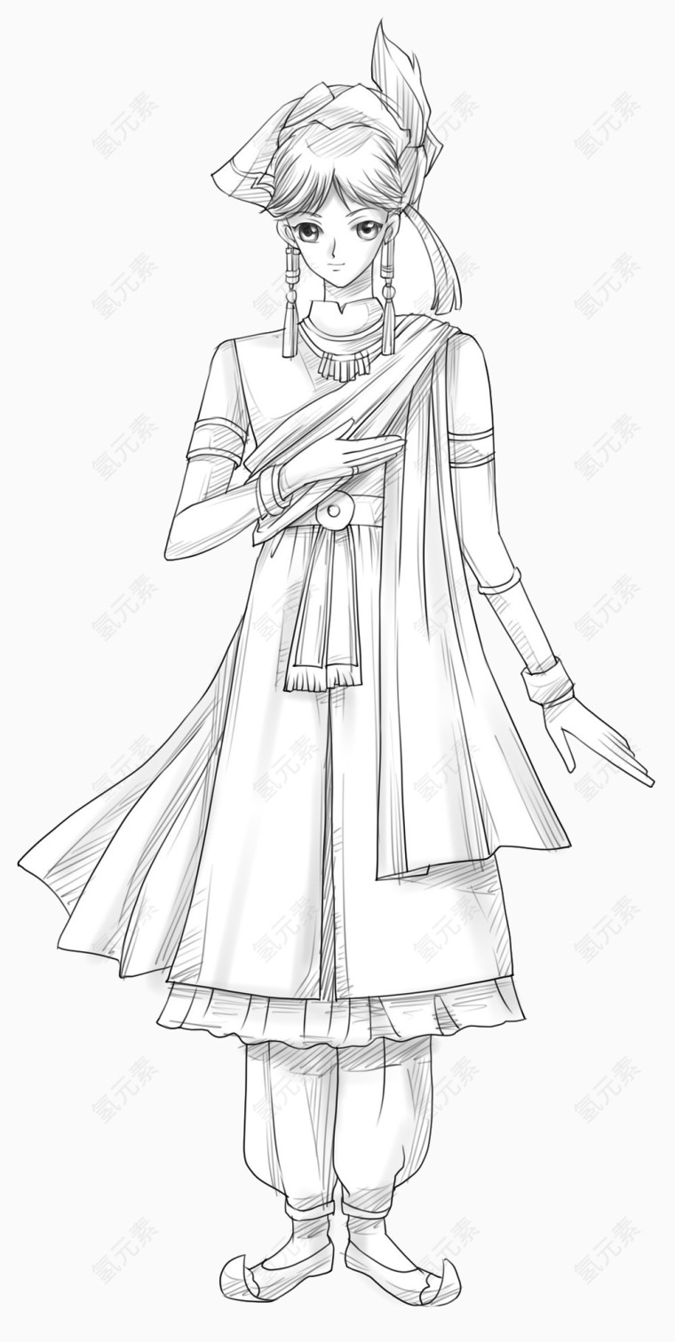 懂礼貌的女生