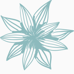 手绘 鲜花 动物 花瓣 蜡笔元素 植物 树叶 不规则