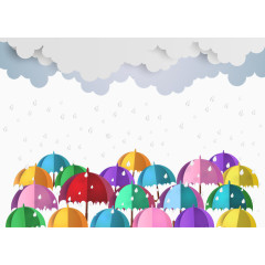 扁平化下雨天