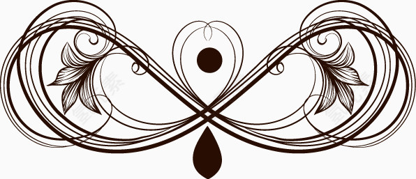平面矢量装饰花纹素材