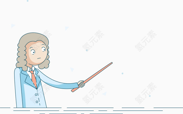 教学的女孩