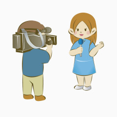 卡通电台摄影师 新闻主播