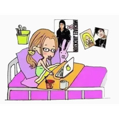 大学宿舍宅女的生活