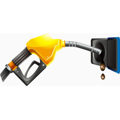 矢量汽车加油示意图