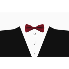 西装工作照模板