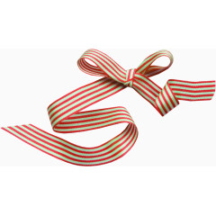 红色条纹蝴蝶结布条