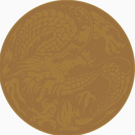 龙图圆形装饰