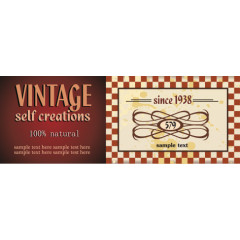 意大利花体英文复古招贴画广告画