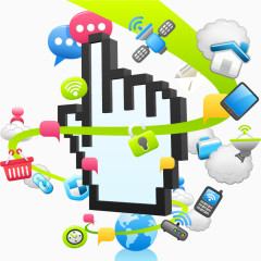 点击关注电子商务元素