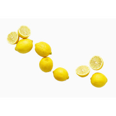 黄色清晰柠檬摄影免抠图