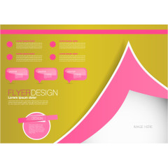 矢量宣传单模版