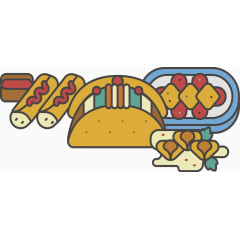 墨西哥美食横幅