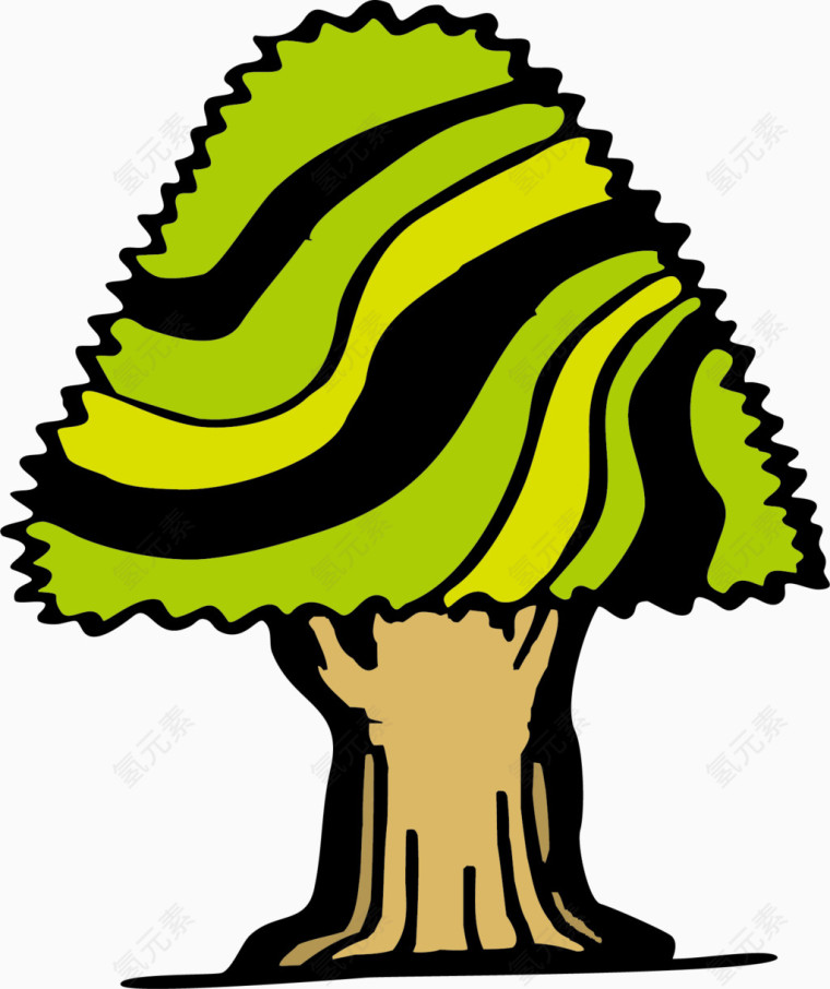 绿化树木素材图片