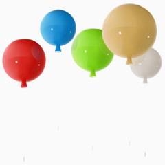 彩色气球吸顶灯