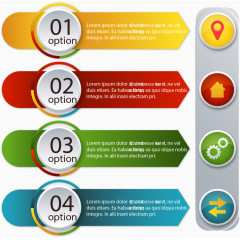 精美彩色ppt目录页