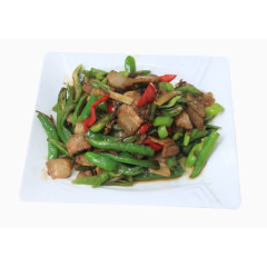 双椒炒肥肉