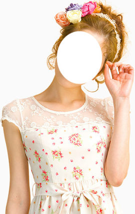 服装实品模特甜美