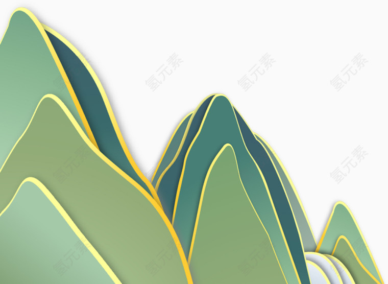 青山连绵
