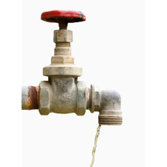 金属生锈水龙头