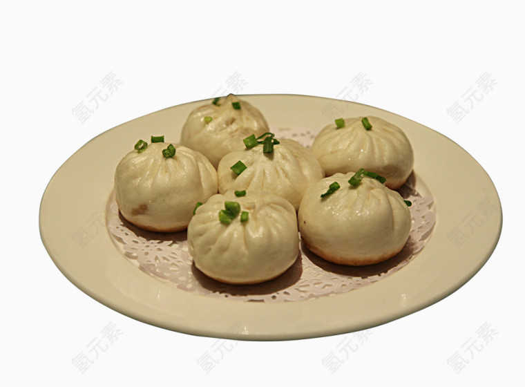 地方特色美食生煎包实物素材图