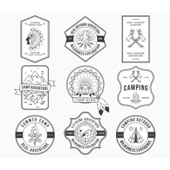 黑白印第安部落图标