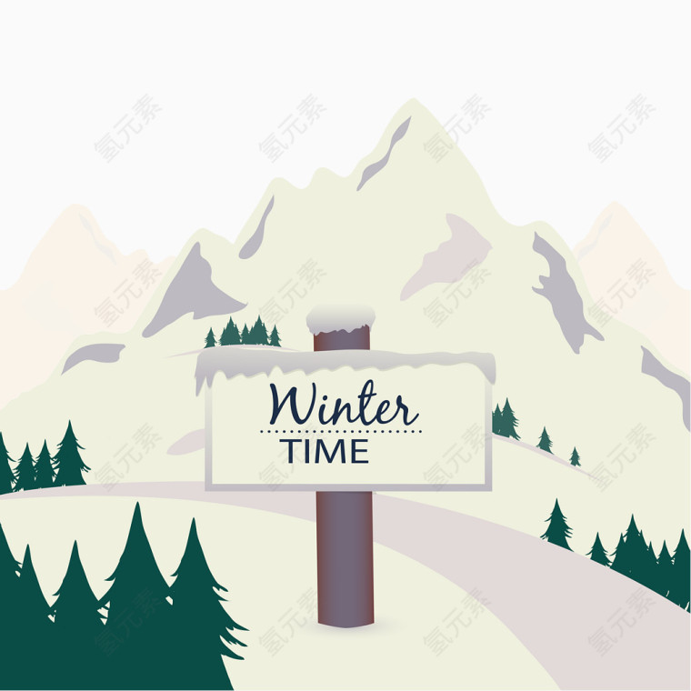 冬日雪景