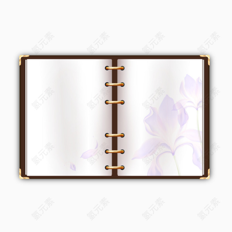 书本的样式钢圈