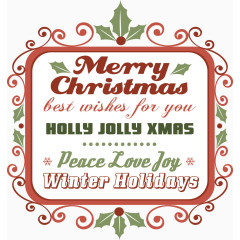 矢量圣诞假期招牌公告