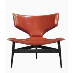 红色现代装饰椅子免抠素材