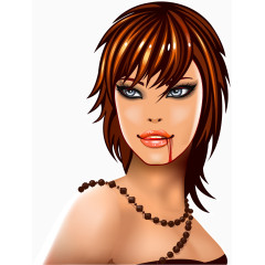 矢量手绘受伤的女孩