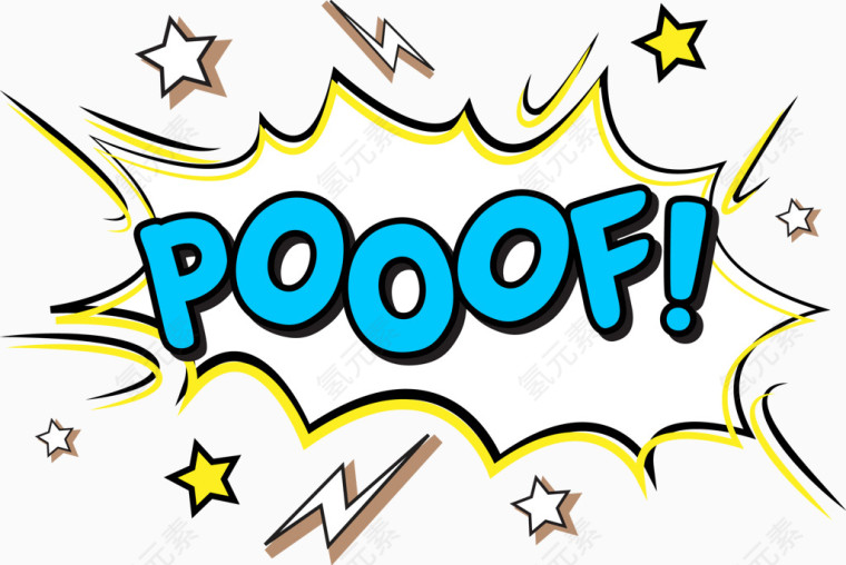 矢量漫画风格背景框插图